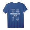 VATERTAG VORHERSAGE 2021 WERDENDER PAPA T-Shirt – Lustiges Geschenk zur Schwangerschaftsankündigung für werdende Väter