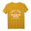 Erstmalige Oma 2023 Wunsch Glück T-Shirt – Persönliches Geschenk zur Schwangerschaftsankündigung & Geburt