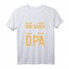 Lustiges Opa T-Shirt - Ich Muss Nicht Nein Sagen, Ich Bin Der Opa - Perfektes Geschenk für Weihnachten, Geburtstag & Familienfeiern
