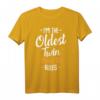 I'm The Oldest Twin Zwilling Geschwister Familie Matching T-Shirt - Lustiges Geschenk für Geburtstag, Weihnachten, Taufe & besondere Anlässe