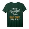 I'm The Youngest Twin Zwilling Geschwister Familie Matching T-Shirt – Lustiges Geschenk für Geburtstage, Weihnachten & besondere Anlässe
