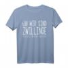 Lustiges Geschwister Partner Look Geschenk für Zwillinge T-Shirt – Coole Geschenkidee für Kinder und Erwachsene