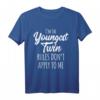 Matching Twins Shirt für Geburtstag & Geschwister – Lustiges Design für jüngsten & ältesten Zwilling, perfekt für Familienmomente