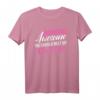 If You Think I'm Awesome You Should Meet My Twin Sister T-Shirt – Lustiges Geschenk für Geschwister, Freunde & Familie zu Geburtstag, Weihnachten, Mutter- oder Vatertag