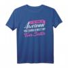 If You Think I'm Awesome You Should Meet My Twin Sister T-Shirt – Lustiges Geschenk für Geschwister, Freunde & Familie zu Geburtstag, Weihnachten, Mutter- oder Vatertag