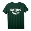 Essen für Drei - Schwangerschaft Zwillinge T-Shirt mit witzigem Spruch als Geschenk zum Geburtstag, Weihnachten & zur Schwangerschaft für werdende Mütter
