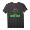 Papa von Zwillingen T-Shirt mit Ladebalken – Lustiges Eltern Geschenk für Väter, Geburtstag oder Weihnachten