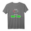 Papa von Zwillingen T-Shirt mit Ladebalken – Lustiges Eltern Geschenk für Väter, Geburtstag oder Weihnachten