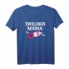 Zwillingsmama T-Shirt 2021 - Lustiges Geschenk zur Schwangerschaftsankündigung & Muttertag für werdende Zwillinge-Eltern