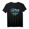Zwillinge - Zusammen sind wir 20 T-Shirt - Lustiges Partneroutfit zum 10. Geburtstag für Zwillingsbruder und -schwester