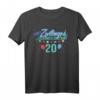 Zwillinge - Zusammen sind wir 20 T-Shirt - Lustiges Partneroutfit zum 10. Geburtstag für Zwillingsbruder und -schwester