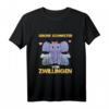 Kinder Große Schwester Von Zwillingen T-Shirt - Perfekte Geschenkidee zur Babyparty, Babyshower und Schwangerschaftsverkündung für Mädchen