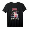 Große Schwester von Zwillingen T-Shirt – Perfektes Geschenk zur Ankündigung, Weihnachten & Geburtstage für Familien mit Mehrlingen