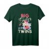 Große Schwester von Zwillingen T-Shirt – Perfektes Geschenk zur Ankündigung, Weihnachten & Geburtstage für Familien mit Mehrlingen
