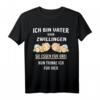 Ich bin Vater von Zwillingen T-Shirt – Stolz auf Zwillinge, perfekt als Geschenk zur Geburt & Vatertag