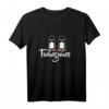 Niedliches Pinguine Zwillinge T-Shirt mit Wortspiel - Lustiges Geschenk für Zwillingspaare und Kinder, die Pinguine lieben