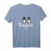 Niedliches Pinguine Zwillinge T-Shirt mit Wortspiel - Lustiges Geschenk für Zwillingspaare und Kinder, die Pinguine lieben