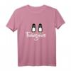 Niedliches Pinguine Zwillinge T-Shirt mit Wortspiel - Lustiges Geschenk für Zwillingspaare und Kinder, die Pinguine lieben